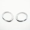 1 Pair Car Front Fog Light Lamp Frame Bracket Chrome Trim For Toyota Camry SE Sedan 2012 2013 2014 US Model