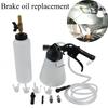 1L 0.75L Auto Bremsentlüfter Hydraulische Pumpflüssigkeit Pumpe Kit Ölwechsel Entlüftungstank Schläuche Reparaturwerkzeug LKW Motorrad Zubehör