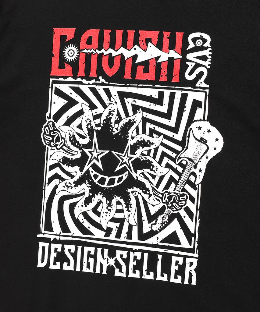 CAVISH High Sunny Ss Tee Black(Cv2Fmut508A)