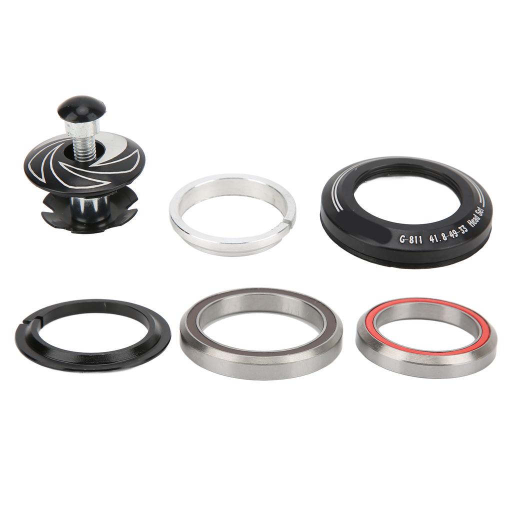 Fahrrad Steuersatz Aluminiumlegierung Exquisite Verarbeitung Stark Langlebig Hohe Festigkeit Einfache Installation Fahrradzubehör