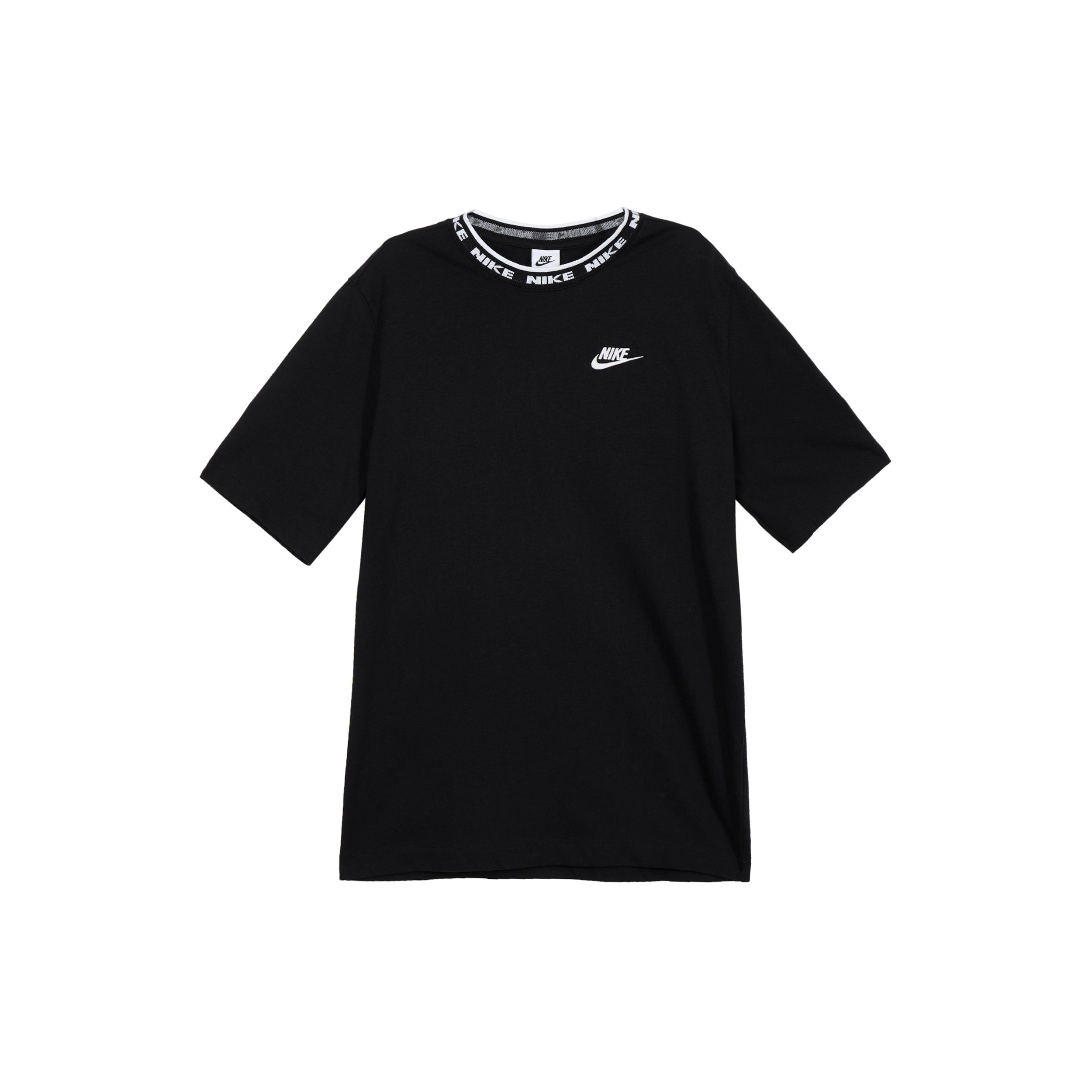 

Nike Club Logo Print Vintage Round Neck Sport Casual Breathable Short Sleeve T Shirt Men Tops Black FB7310-010
