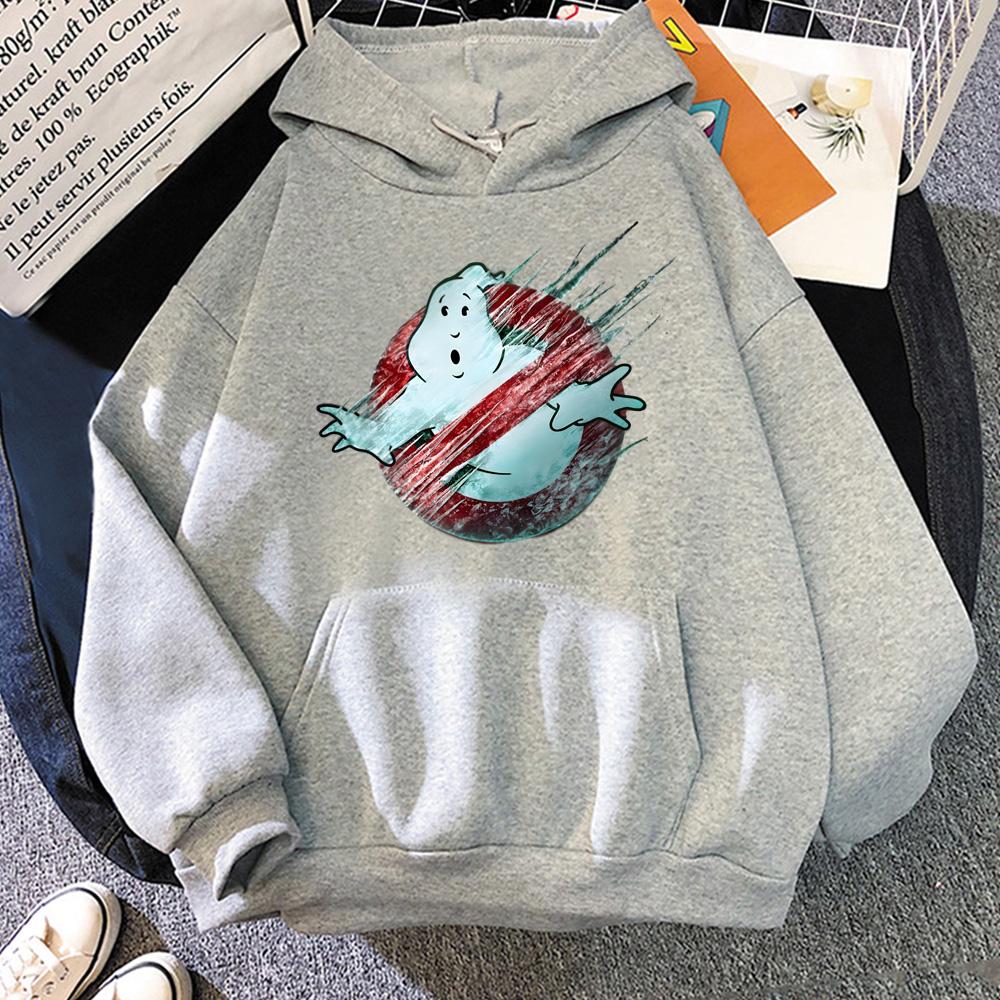 Ghostbusters Frozen Empire Print Hoodies 2026 Anime Print Autumn/Winter Sweatshirt with Hooded Cartoon Fleece Soft Hooded Hoody