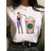 Sommer Urbanes Mädchen Übergröße Rundhals Bedruckt Cartoon Locker Baumwolle Kurzarm Oberteil T-Shirts Damen
