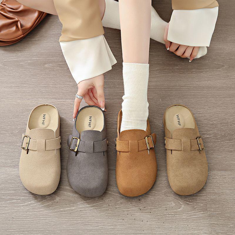 Women s Closed-Toe Platform Slippers Autumn 2025 Edition Soft Sole Slip-On Shoes for Pregnant Women Default Size 3925₽