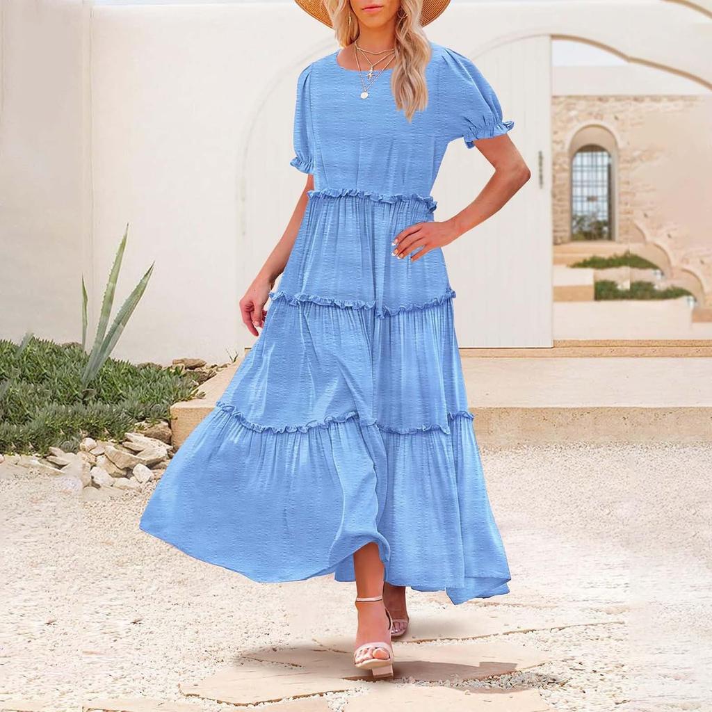 Women Floral Maxi Bodycon Dress Boho Flowy Going Out Slip Dress Picnic Dress  Buy cheaply on Joom