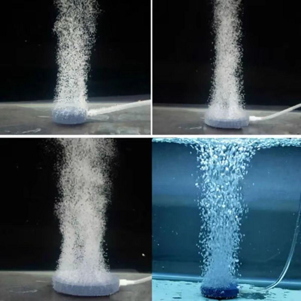 1 ks kulatý bublinkovací kámen do akvária 4/6/8/10 cm hydroponická kyslíková deska akvarijní doplňky