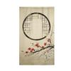 Cortinas Noren Estilo Chino para Puerta, Cortina Media Colgante de Poliéster para Separación de Comedor Izakaya, Entrada de Cocina, Lavable, Lista para Ventana