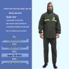 Shangqiu Reflective Raincoat & Pants Set - Waterproof, Durable, Full-Body Protection for Motorcycle Riding, Flood Control, and Labor Safety.