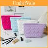 Polyester Heart Suture Handheld Makeup Bag With Breathable Design For Daily Use