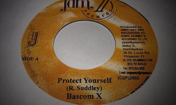 

7inch Record BASCOM X - Protect Yourself NONE Jam II Records 2002 Jamaica Reggae, Ska & Dub Used
