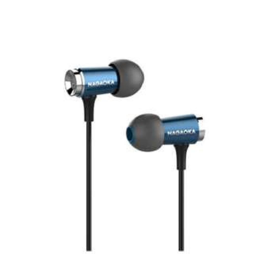 

NAGAOKA Aluminum Body P609ID Hi-Res Earphones, Indigo,