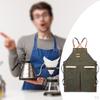 Canvas Apron for Cafes BBQ Garage