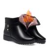 Brand Autumn Winter Women Boots Platform Fashion Flat bottom Ankle Boot Ladies Thick Fur Warm Snow Boots Comfort Women Flat Shoe