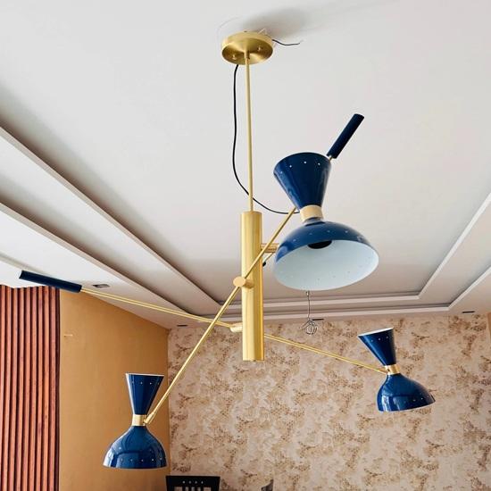 109.22 cm Brass Sputnik Chandelier Mid Century Modern Light Fixture Decorative Gift