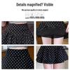 Women's High-Waist Polka Dot A-Line Cake Skirt – Summer 2025 Style, Fluffy & Short