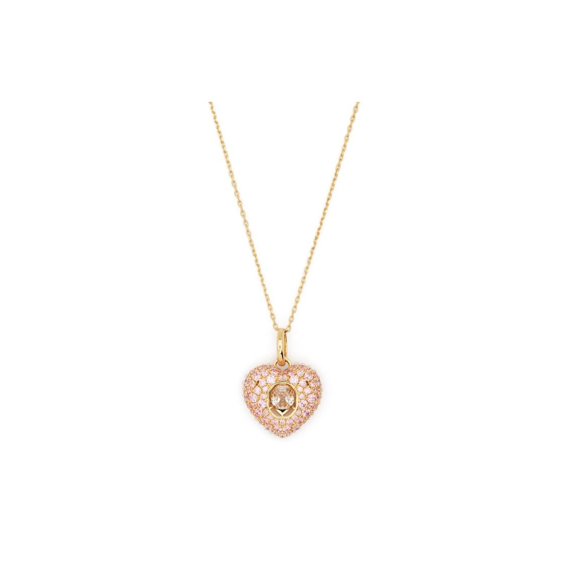 Swarovski Idyllia Heart Pendant Necklace Women necklace Gold 5680784 Box (Random Color)