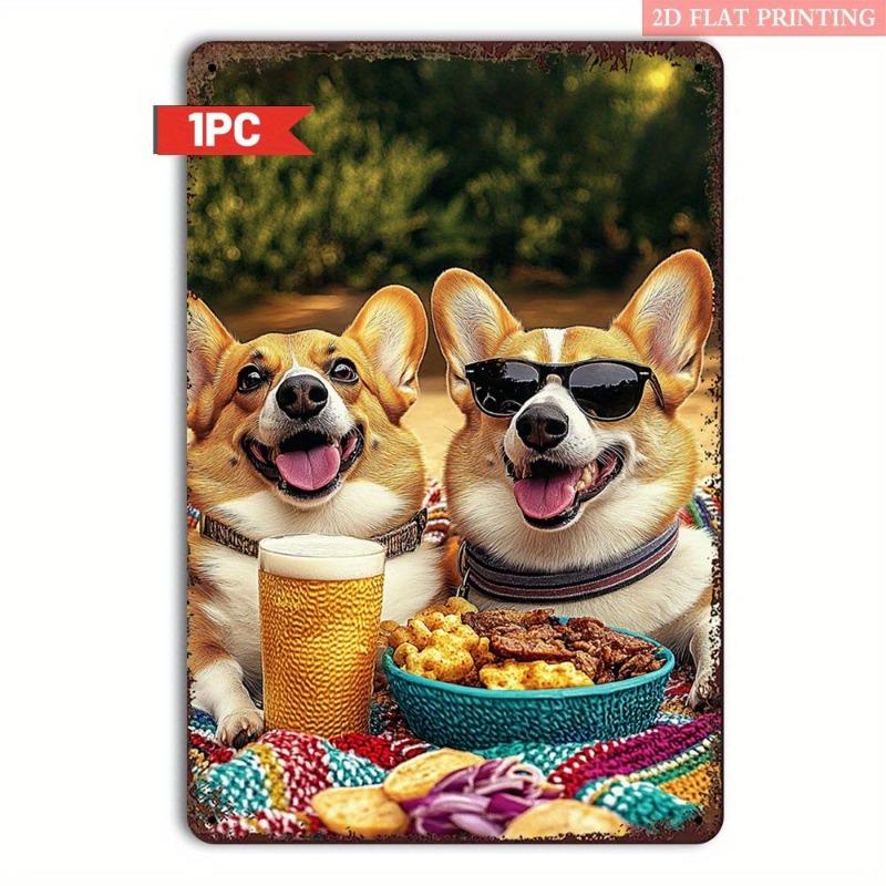 Retro Metal Paintings, Furniture, Living Room Decoration 20x30cm