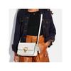 COACH Studio 25 C-Logo Flap Bag - Large White Leather Shoulder Bag, Women's Style, Ideal for Holidays, Anniversaries, and Christmas Gifts. C6641