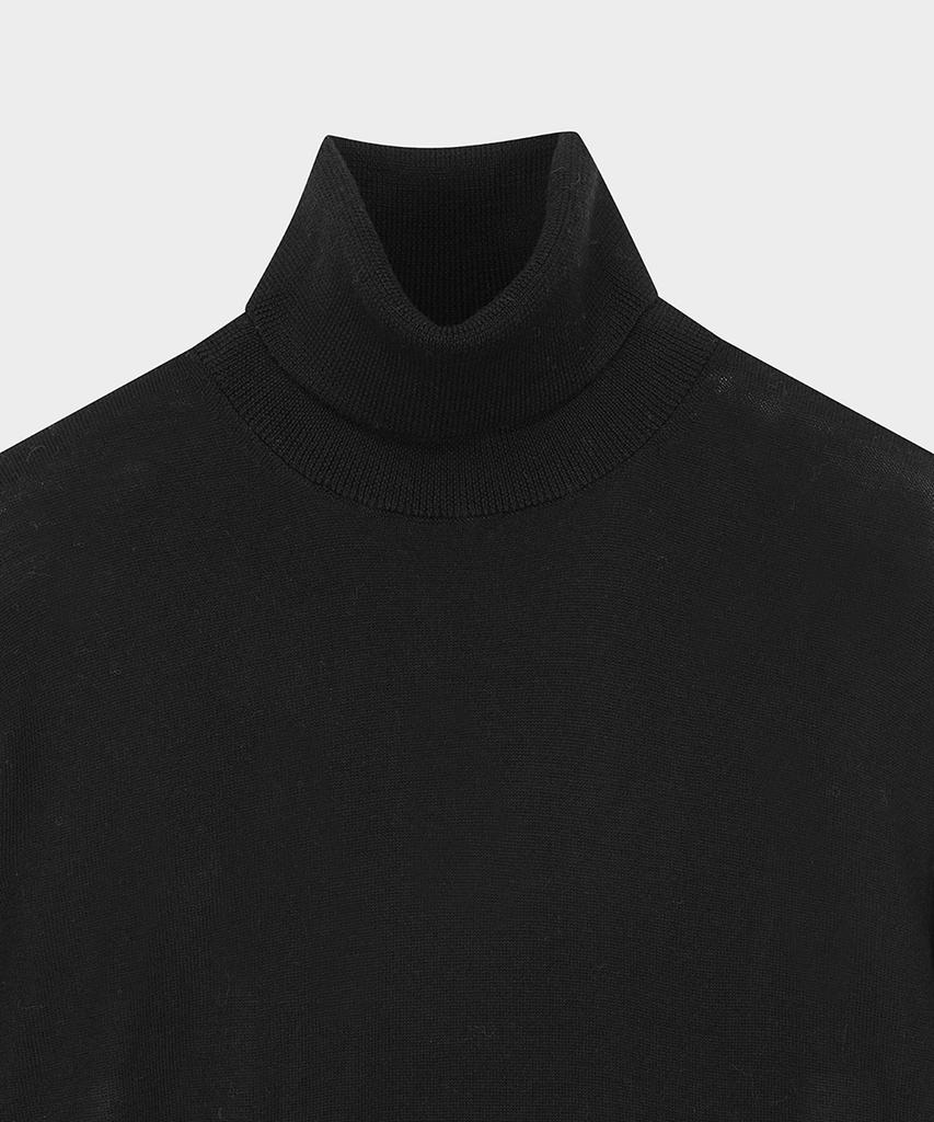 BROOKS BROTHERS [Women'S] Merino Wool Turtleneck Sweater (Black) (Bbwuwf6569Uef)