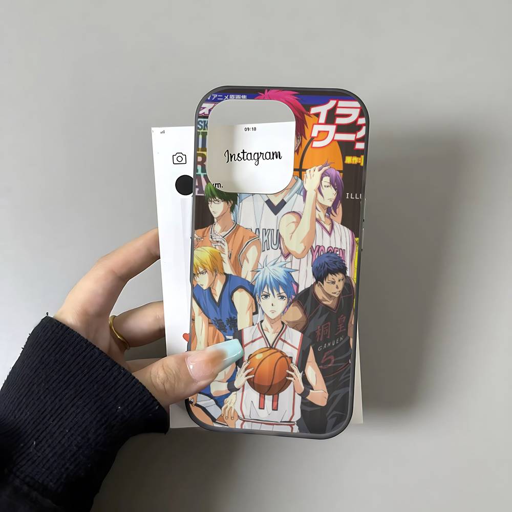 Kuroko Basketball Phone Case For IPhone 17 16 15 11 12 13 14 Pro Max Soft Corrugated Silicone Cover Case