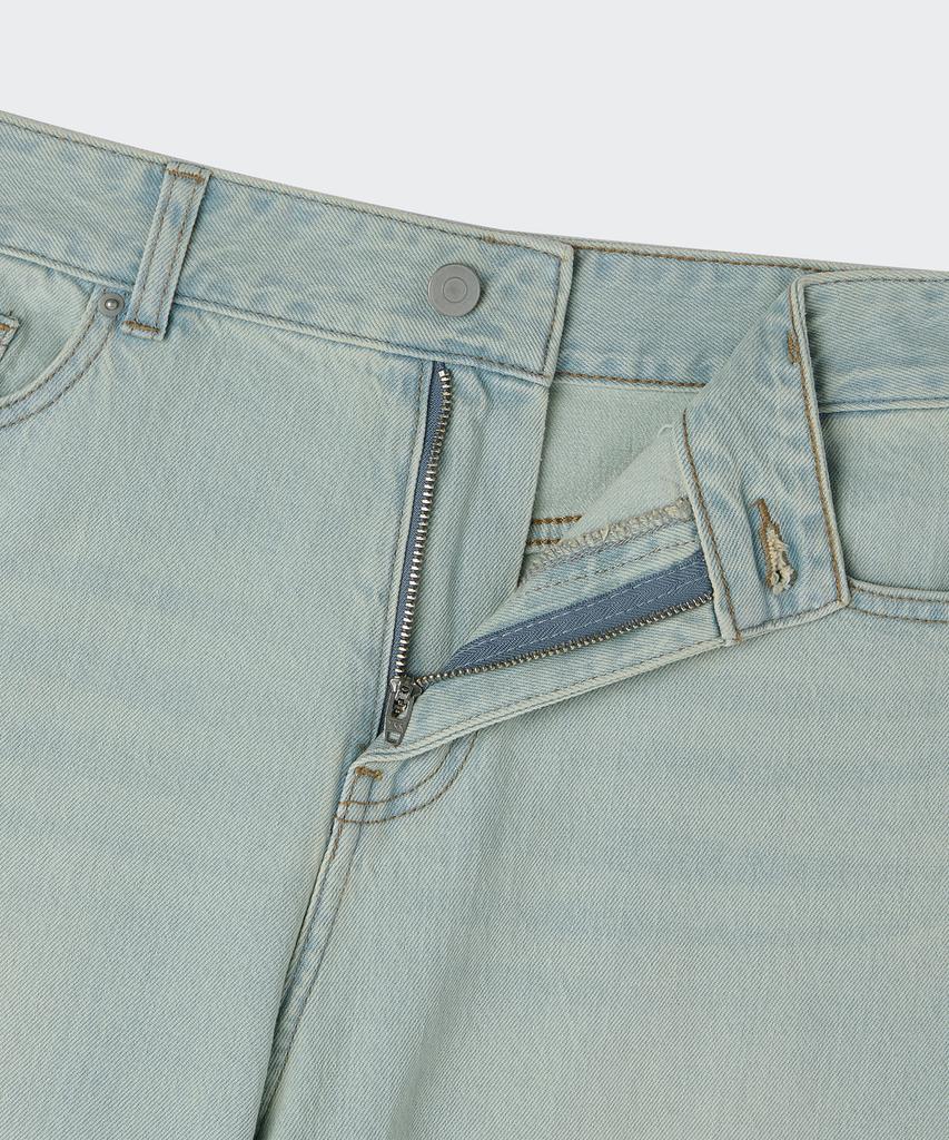 MUSINSA STANDARD WOMAN Women'S Essential Extra Wide Denim Pants [Rusty Sky Blue]