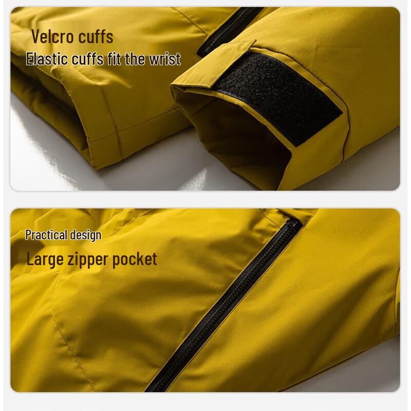 Mark Fairwhale Men's Outdoor Hooded Warm Jacket