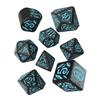 20th Anniversary Q Workshop: Halloween Bone Set Set of 8 Dice Rpg Dice