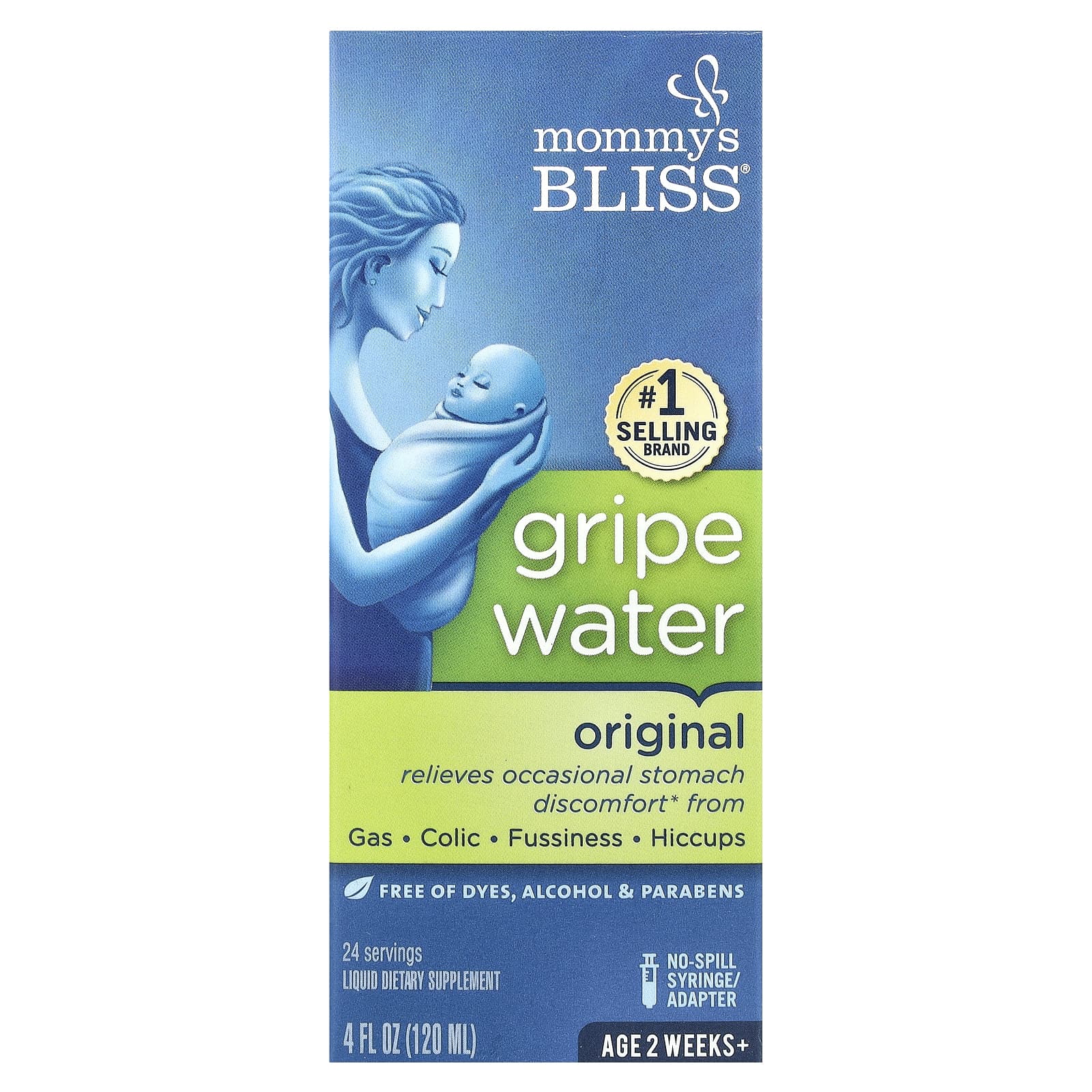 

Mommy S Bliss, Greif Water, Original, 2 Weeks and Up, 120Ml (4Fl Oz)