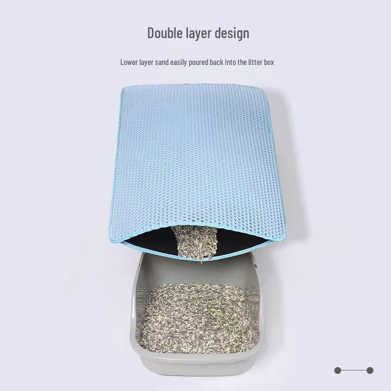 Wodoodporna mata pod kuwetę dla kota i podkładka do spania z podwójnej warstwy EVA