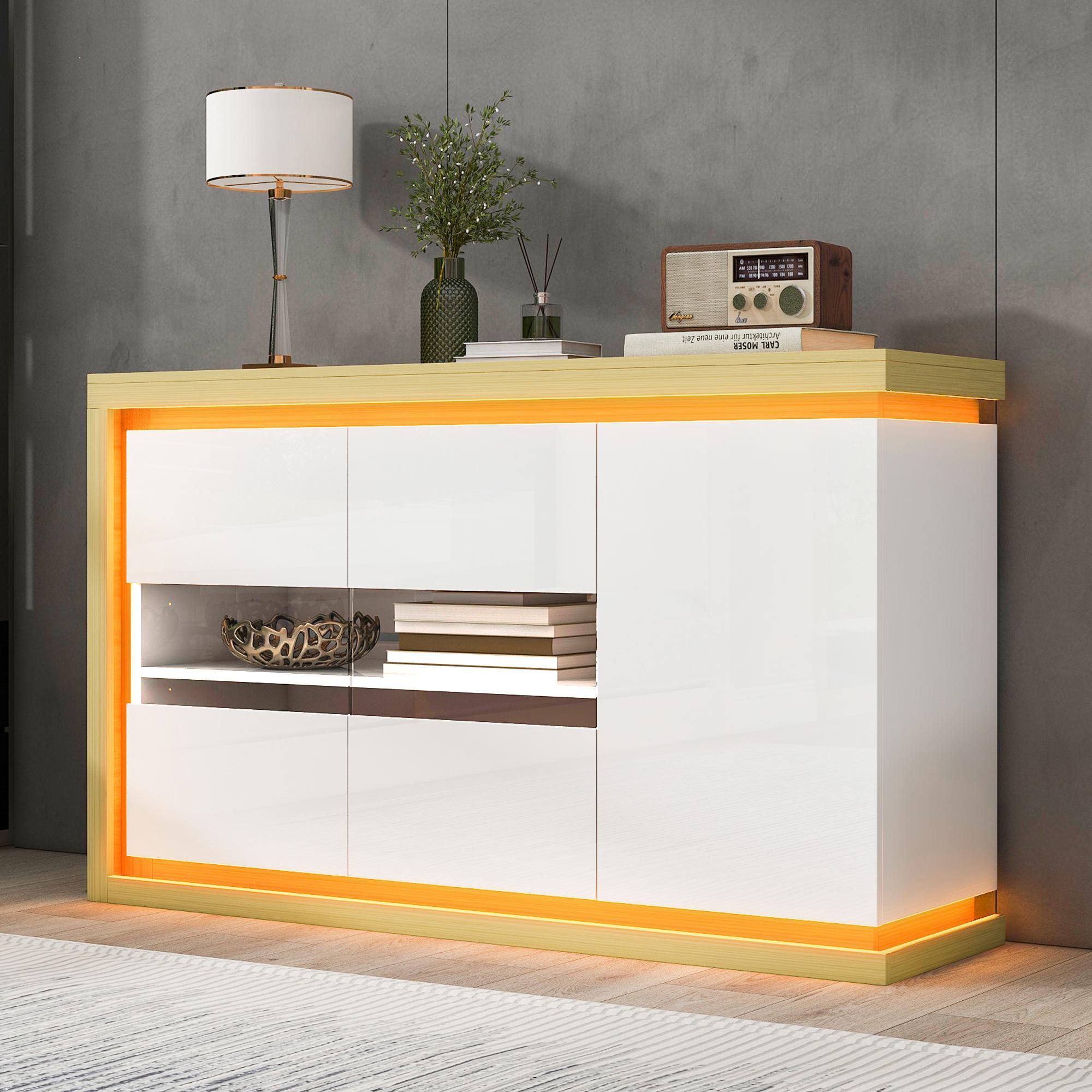 140*40*84cm Chest of Drawers with 4