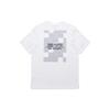 Nike T Shirts Men's White Crew Neck Moderate Straight Fit (Unisex) T-Shirts CQ5347 101