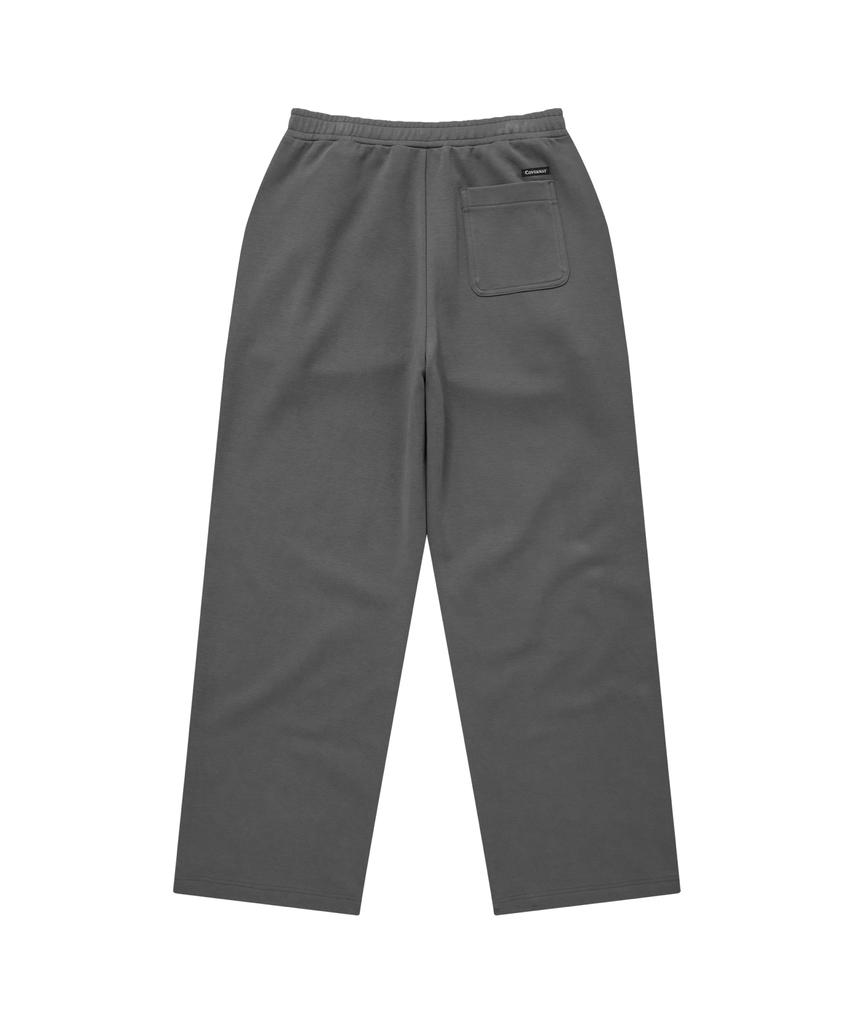 COVERNAT C Logo Semi-Wide Sweatpants Charcoal