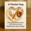 Heart Shaped Baseball Pocket Hug with Inspirational Gift Cards Football Soccer Pocket Hug Gift for Friends Family Colleagues