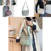 Fashionable Casual Crossbody Shoulder Bag With Soft Canvas Material For Women