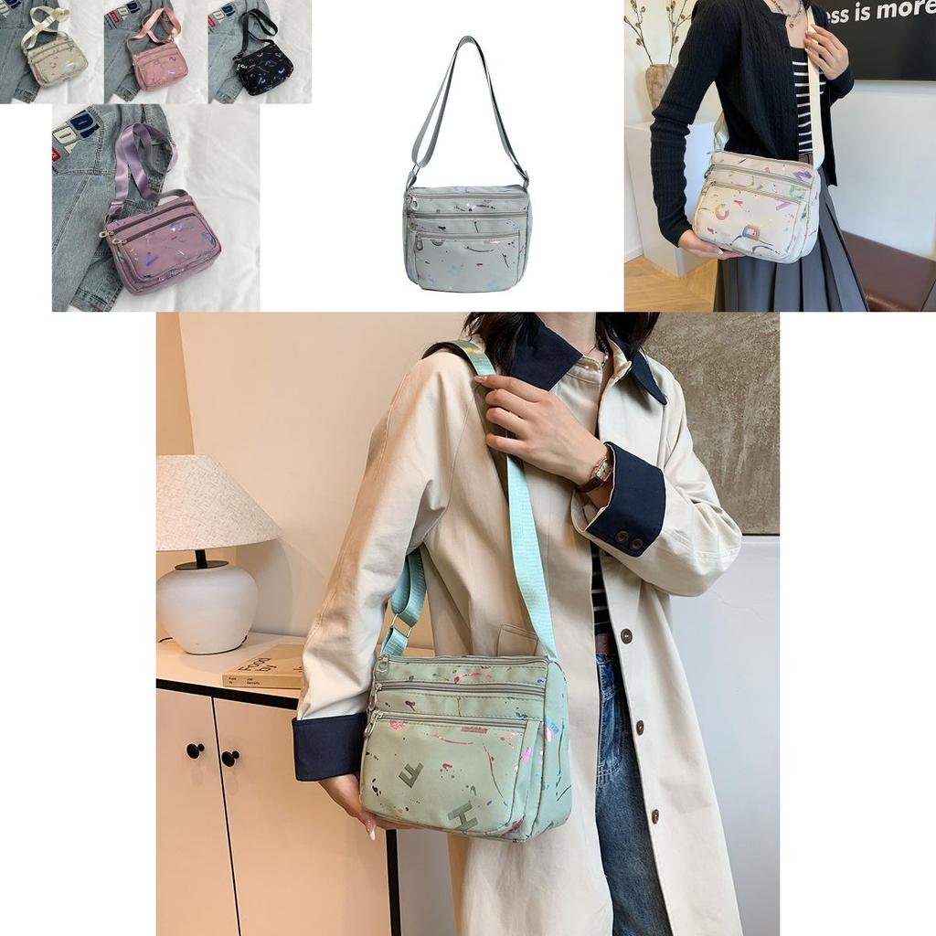 Fashionable Casual Crossbody Shoulder Bag With Soft Canvas Material For Women
