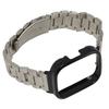 Watch Strap Protective Case Band 2 in 1 Adjusted Stainless Steel Watch Band for