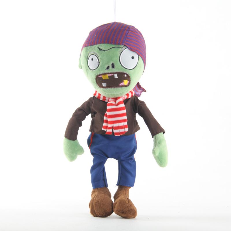 39 Styles 22-30cm Plants Vs Zombies Cosplay Plush Toys PVZ Hats Pirate Duck Zombie Plush Stuffed Toy Doll for Children Kids Gift