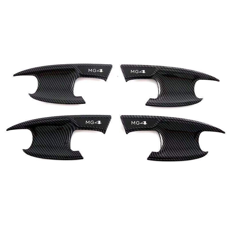 MG4 Mulan Carbon Fiber Rearview Mirror, Fog Light, Door Handle & Edge Trim Set for 2023.