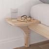 Bed Frame Natural 120 X 190 Cm Solid Pine Wood