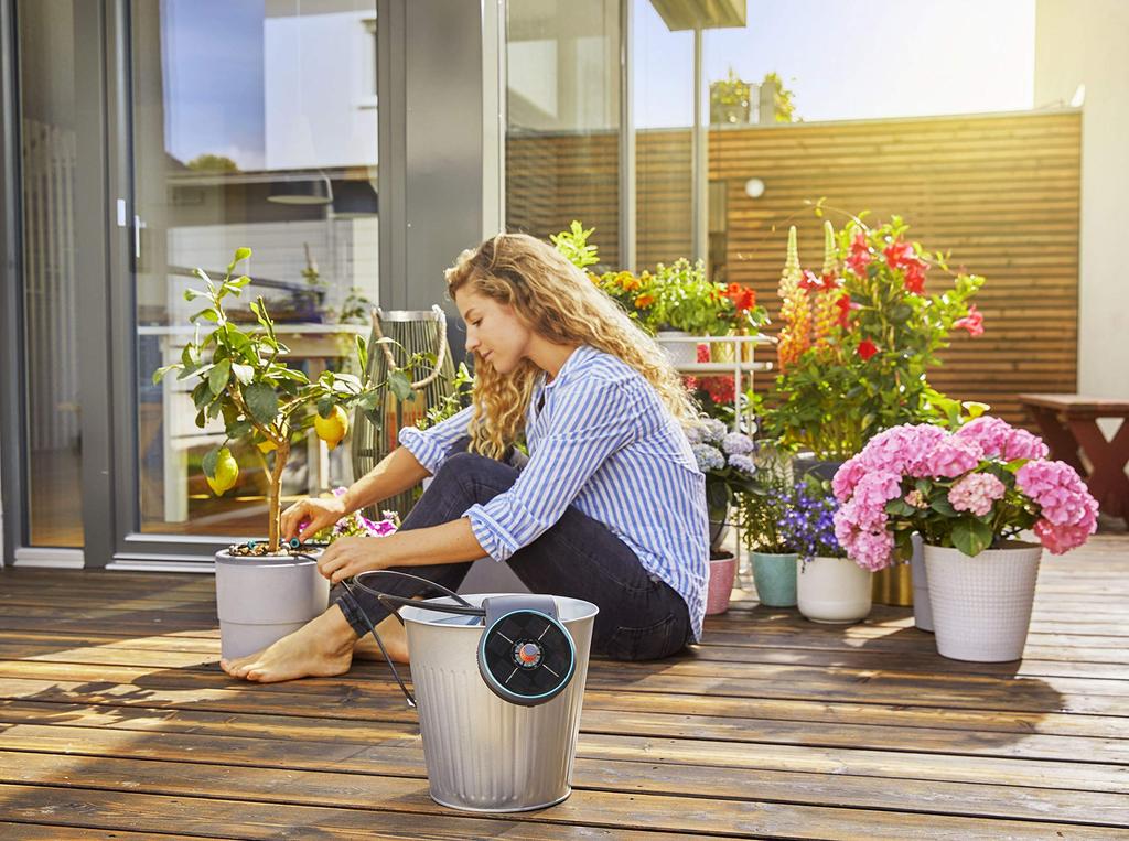GARDENA Watering System AquaBloom Product Up To 2 Years Solar-Powered 13300-20 Warranty