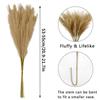 5Pcs Faux Pampas Grass For Floor Vase Artificial Pampas Grass Decor Tall For Vase Fillers, Boho Rustic Farmhouse Home Decor