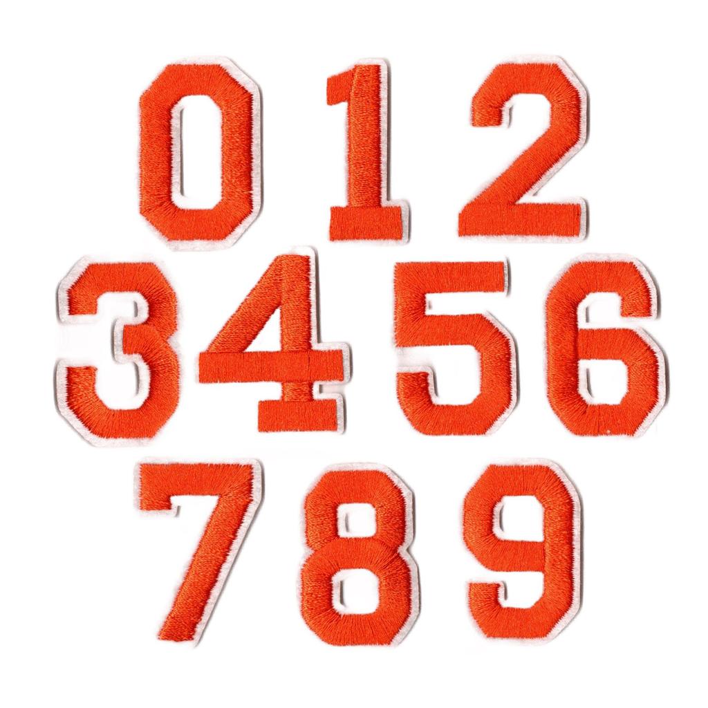Pack Of 72 Embroidered Alphabet Number Patches Durable Iron On Applique For Clothing Bags DIY Crafts