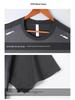 Men's Quick-Dry Ice Silk Sports T-Shirt & Shorts Set - Summer Running, Fitness, Basketball, Badminton Uniform