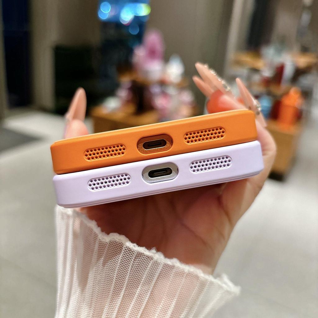 Dual-color Silicone Magnetic Case for iPhone 17 Pro Max with Lens Film & AI Button - Full Coverage for Apple 16