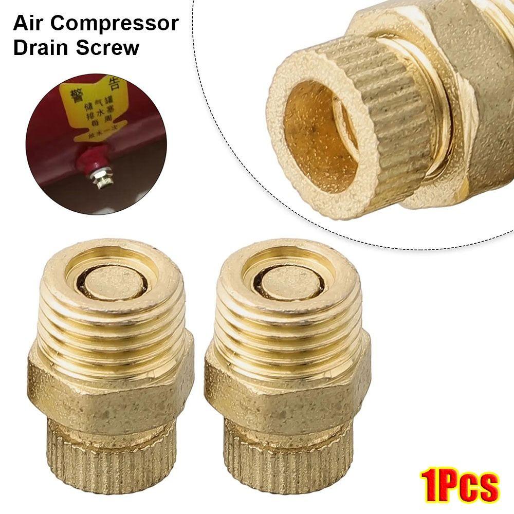 1Pcs Replacement Screw Valve Screw Silent Air Compressor Accessory New Drain Screw  Air Pump Tools