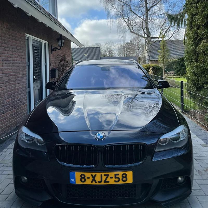 Pro BMW řady 5 6 7 E60 E61 E63 E64 F06 F07 F10 F11 F13 F01-F04 Vzor karbonových vláken Černý kryt bočního křídla zpětného zrcátka