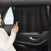 Universal Suction Cup Car Sunshade Side Window Curtain Cover Cloth Protector Car Black Curtains V8N4