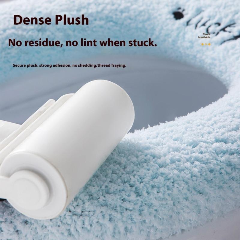 Soft Fiber Toilet Seat Protector Featuring Convenient Handle Design For Home Office Bathroom Comfortable Hygienic Solution