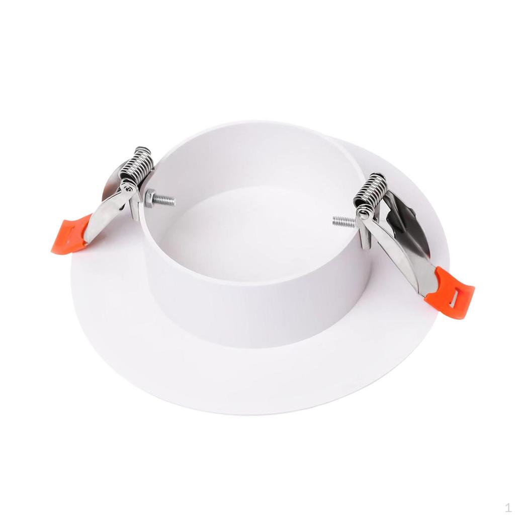 Ceiling Cover Plate Downlight Hole Trim ,Lightweight with Buckle Compact Decorative Panel for