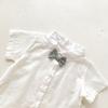 Summer Formal Korean Boys' Suit with Bow Tie: Infant 0-4Y Short Sleeve Shirt & Shorts - Perfect for First Birthday